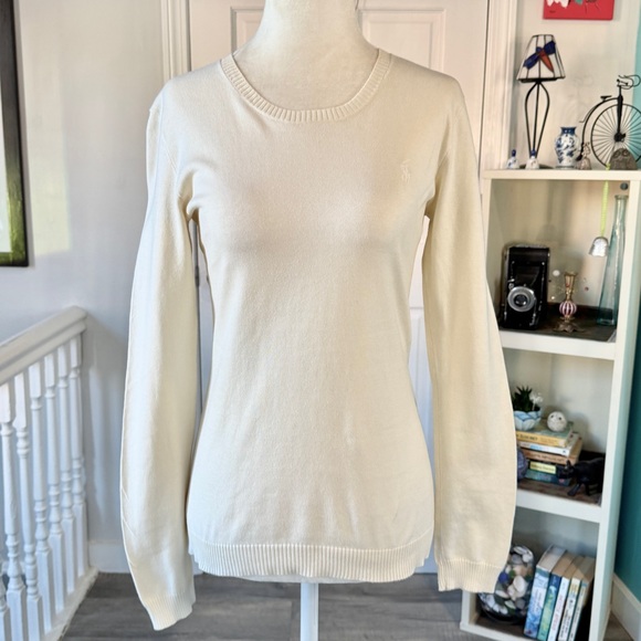 Vintage Ralph Lauren Sport 100% Pima Cotton Crew Neck Sweater (size M) - Picture 2 of 15